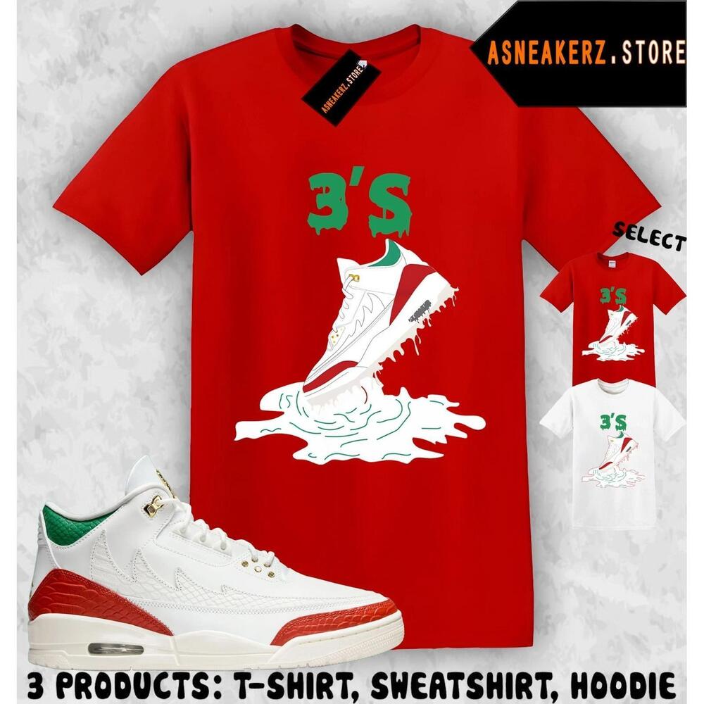 Tee Shirt Matching Aj 3 Og El Vuelo Match Dripping 3S T-Shirt